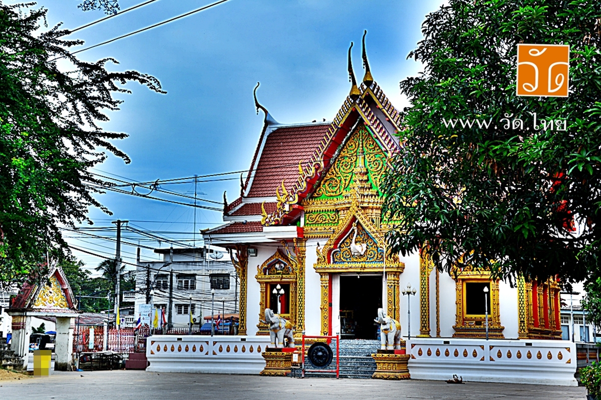 วัดโรงช้าง (Wat Rong Chang) ถนนเขางู ตำบลหน้าเมือง อำเภอเมืองราชบุรี จังหวัดราชบุรี 70000