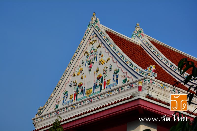 พระอุโบสถ วัดจันทารามวรวิหาร (วัดกลาง ตลาดพลู) [Wat Chantharam Worawihan] ถนนเทอดไท แขวงบางยี่เรือ เ