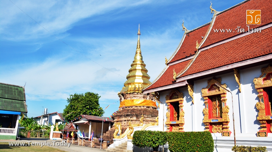 วัดผ้าขาวป้าน (Wat Pha Khao Pan) ถนนริมโขง ตำบลเวียง อำเภอเชียงแสน จังหวัดเชียงราย 57150