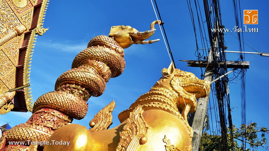 วัดผ้าขาวป้าน (Wat Pha Khao Pan) ถนนริมโขง ตำบลเวียง อำเภอเชียงแสน จังหวัดเชียงราย 57150